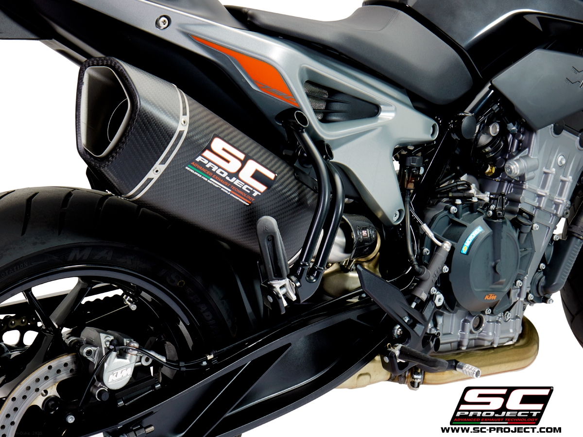 SC1 R Exhaust by SC Project KTM 790 Duke 2023 KTM12 91